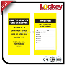 Plastic Seal Industrial Safety Tagout Lockout Warning Signs Tag